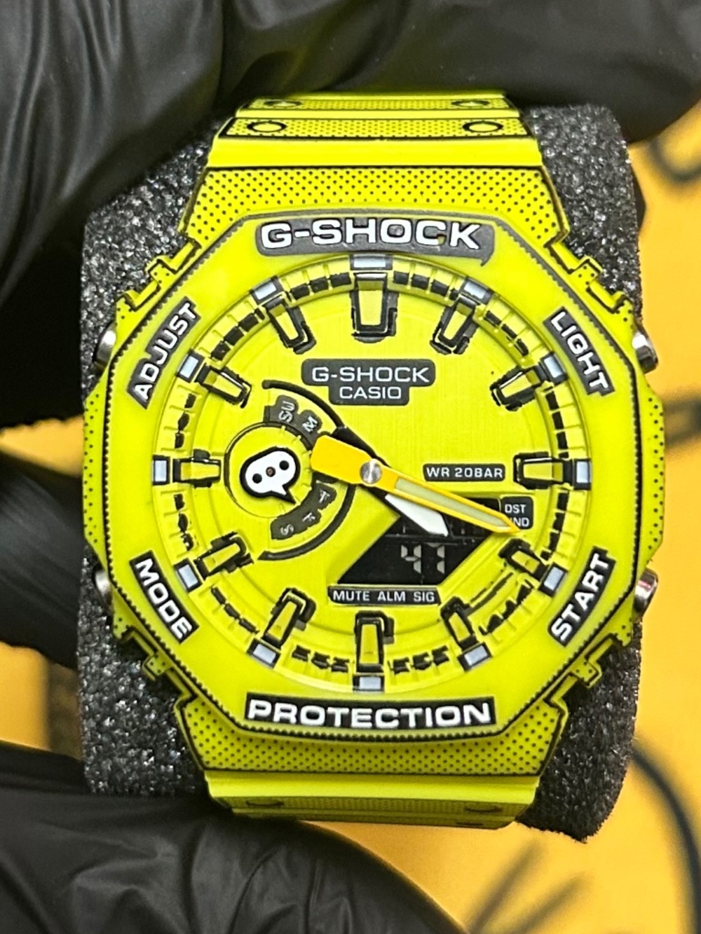 💛 CASIO G-SHOCK – YELLOW – MANGA COMIC STYLE CUSTOM BUILD 💛